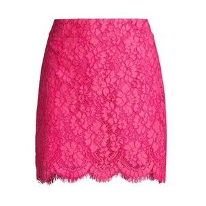 Milly Fiore WHITE Lace Skirt